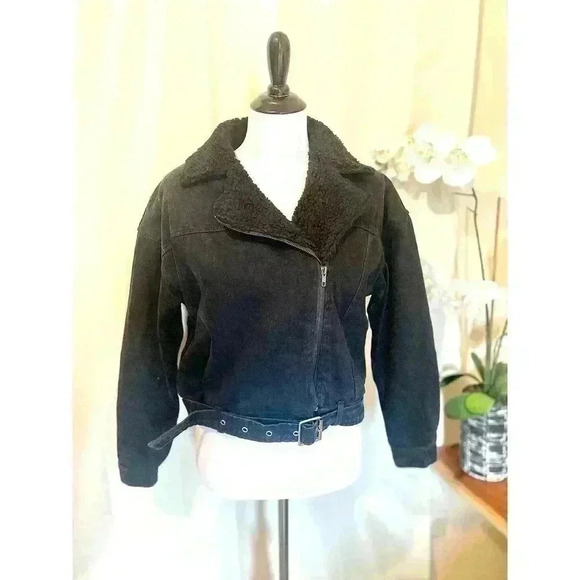 Forever21 Black Denim Jacket - Picture 5 of 6